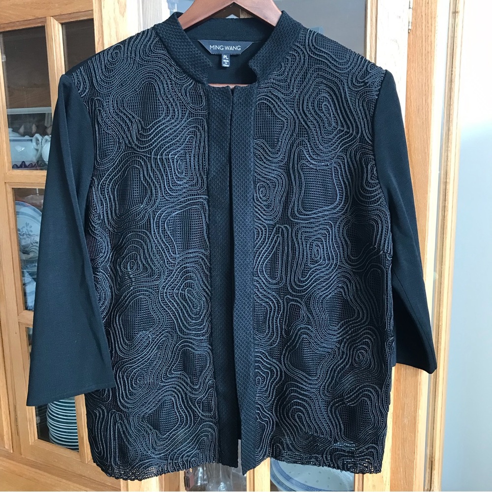 Ming Wang black jacket size PL
